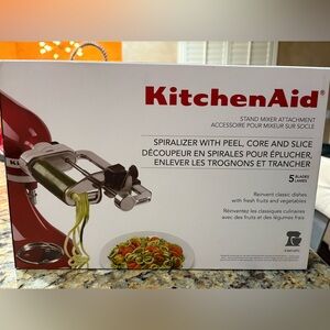 KitchenAid Spiralizer with peel, core and slice attachment NWOT, unopened.